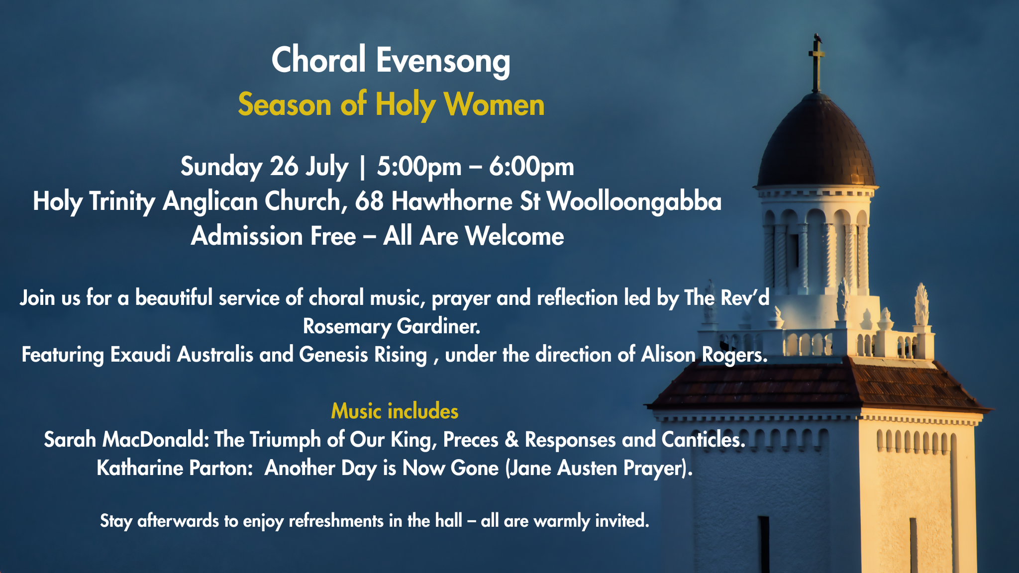 Evensong - Season of Holy Women
