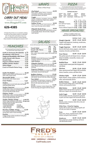 Lyndonville — Hoagies Pizza and Pasta
