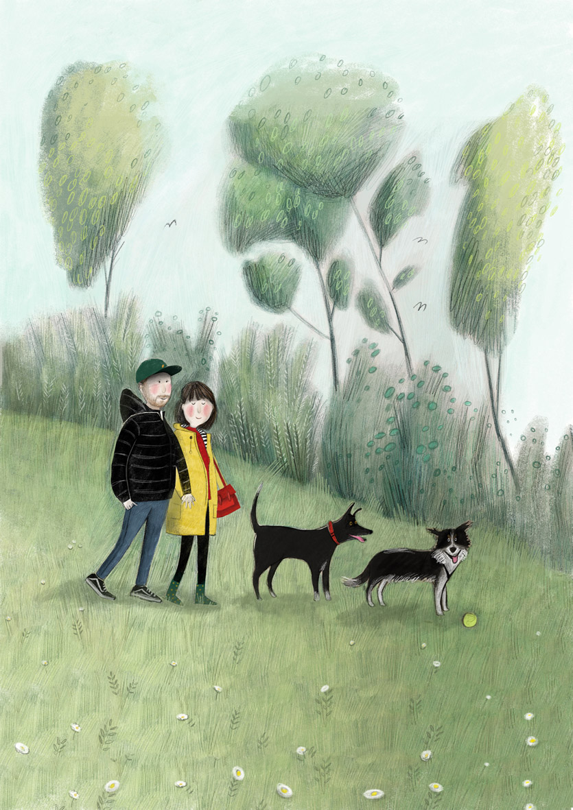 Andy and Amy, a portrait commission