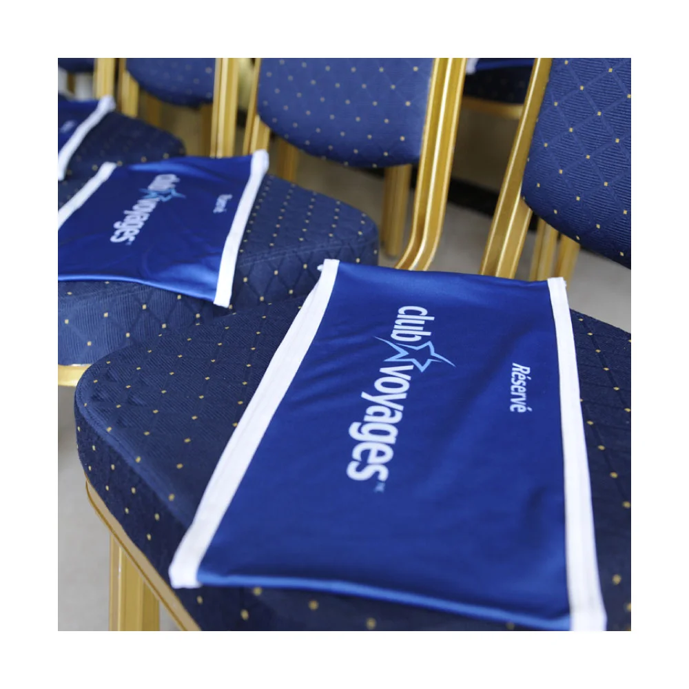 Brassard de chaise impression 1 côté