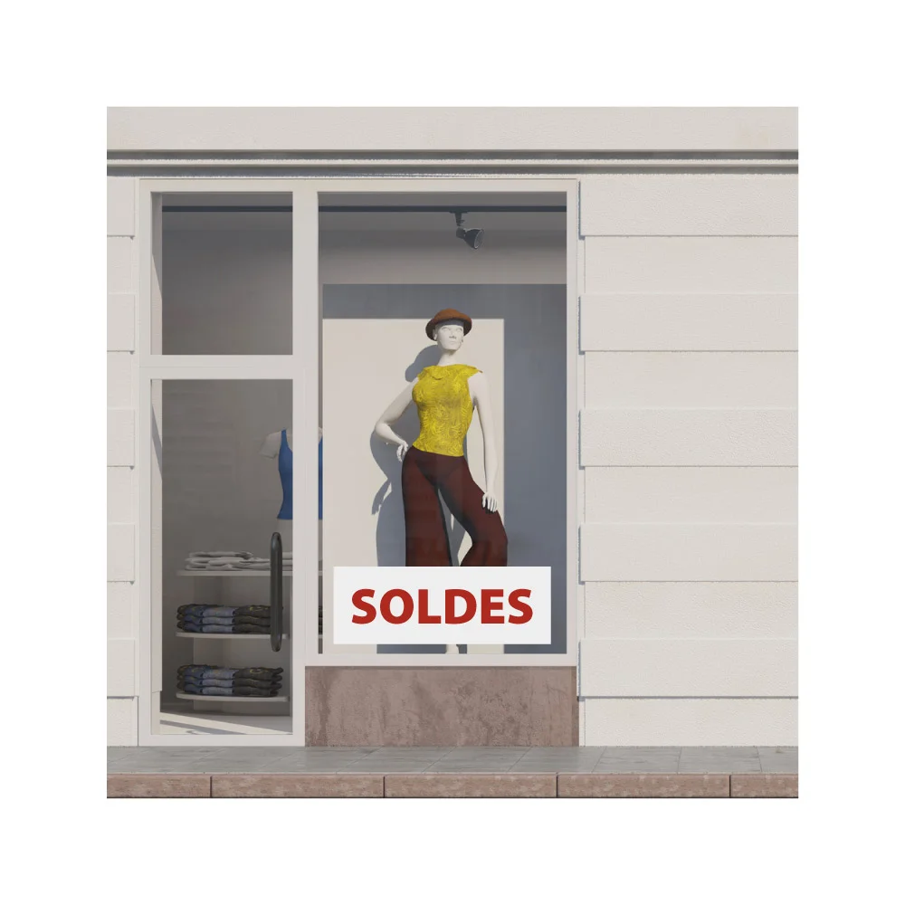 Autocollant électrostatique blanc