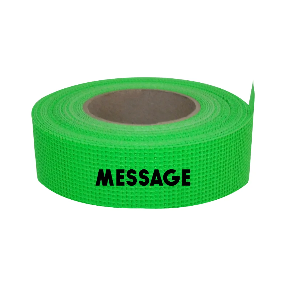 Ruban treillis pvc 300' vert lime avec impression