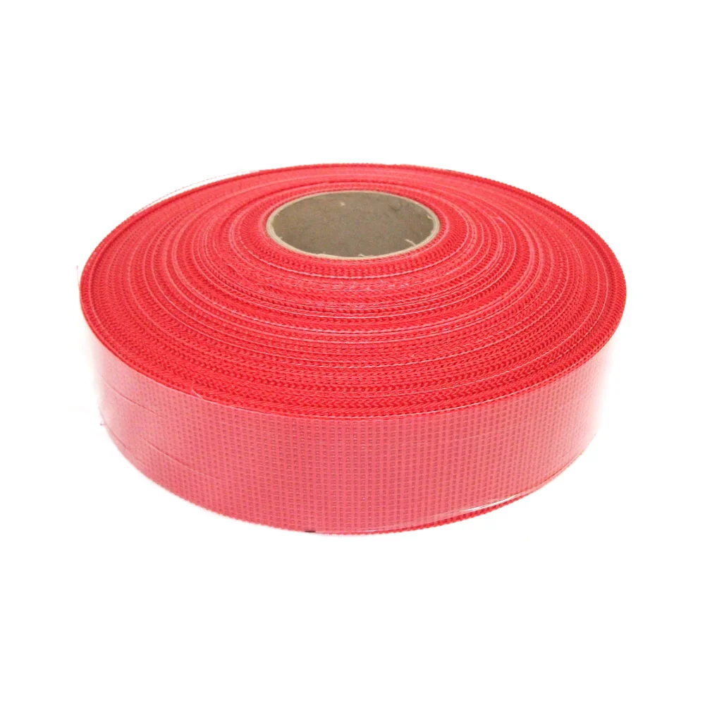 Ruban treillis pvc 300' rouge