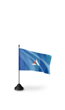Bases pour drapeaux en plumes en forme de larme - S'adapte à toutes les tailles de mât de drapeau (base croisée