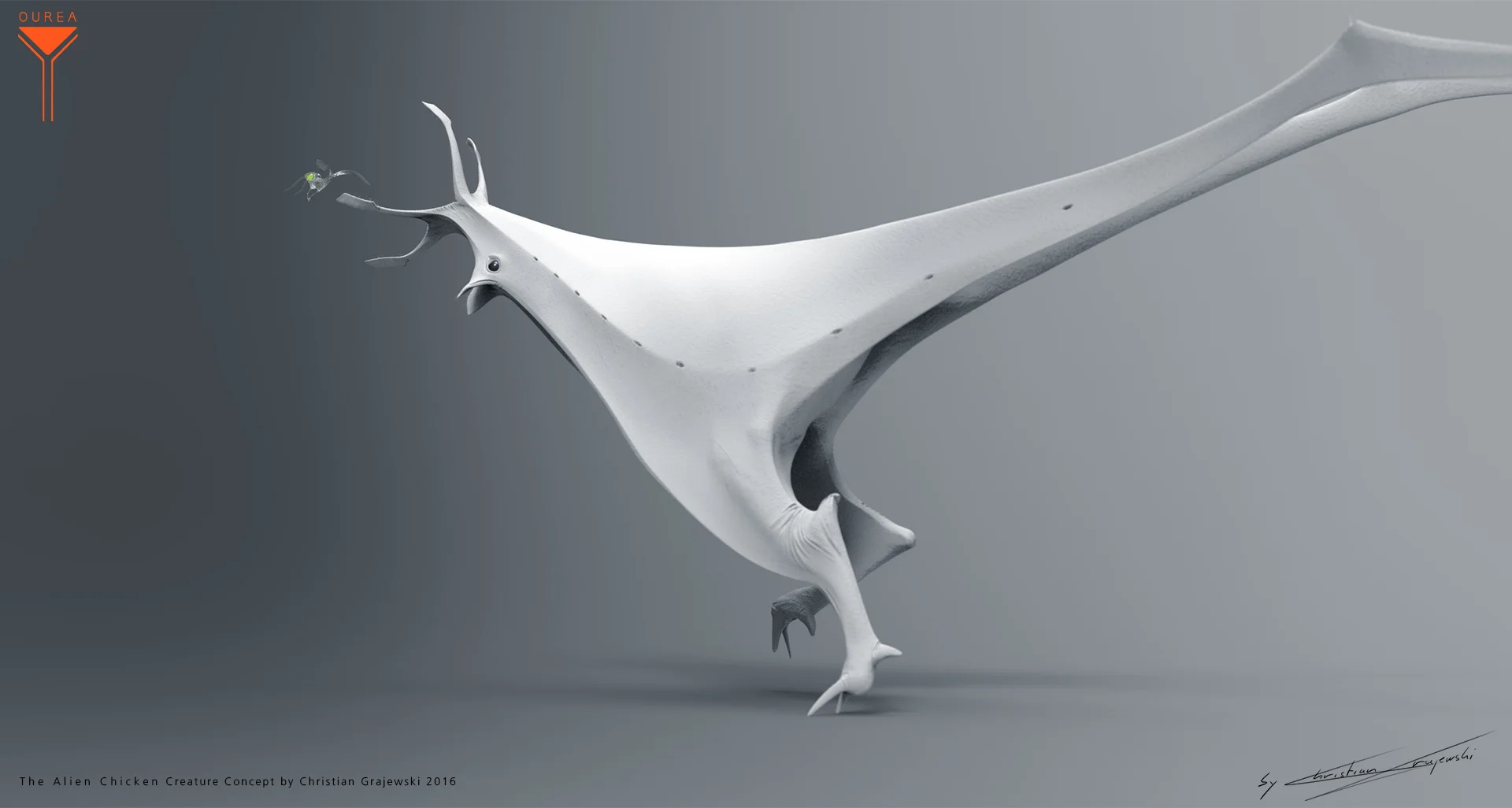 The Alien Chicken Creature Concept 02 by Christian Grajewski.jpg