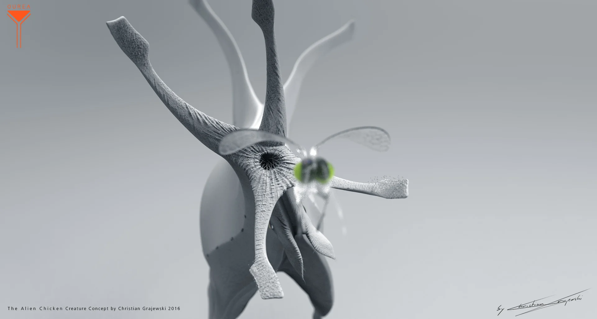 The Alien Chicken Creature Concept 04 by Christian Grajewski.jpg