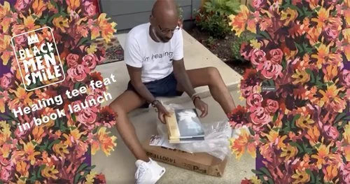 Renowned artist Charly Palmer  Rocks Black Men Smile tees to launch NYT Best Selling Book