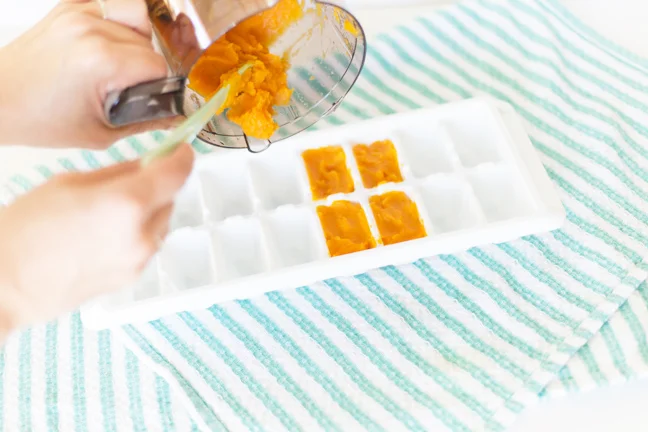 Baby food purees are easy, healthy, and cheaper than store bought baby food.