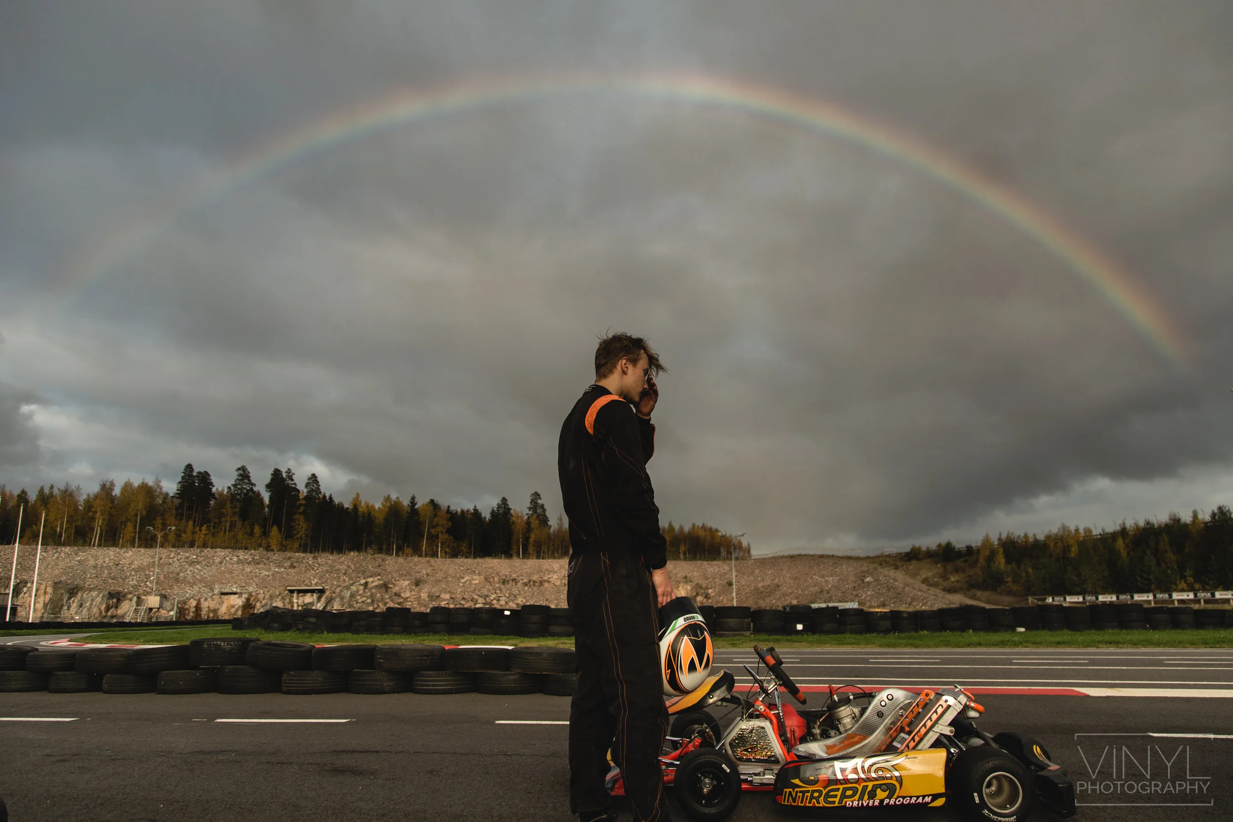 Karting driver Jani Kilpeläinen