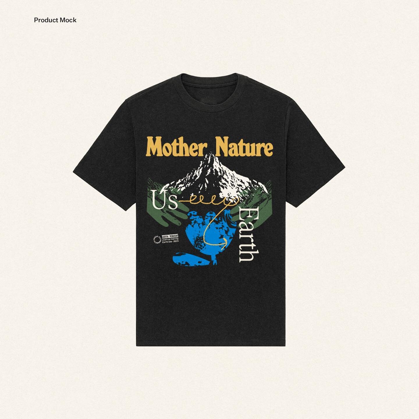 Incredibly honoured to have been asked to participate in this years Earth Day celebration with the people at @earthpercent &amp; @everpresshq to create a t-shirt for the charity fundraiser. I&rsquo;ve been so fortunate to work and travel all across t