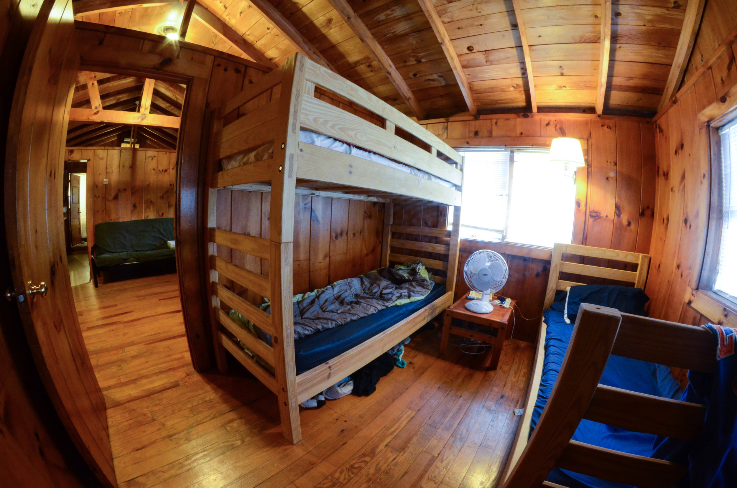 Rental Property Cabin Interior Bunk Beds