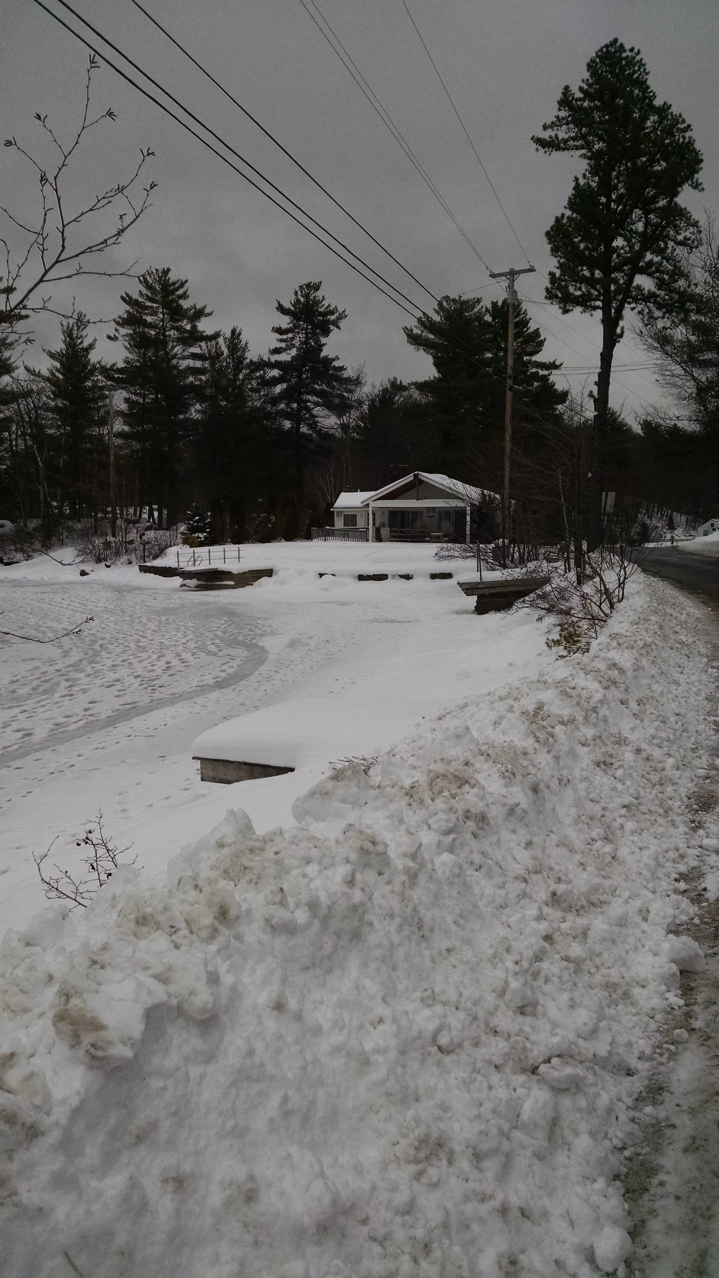The clubhouse from the road.