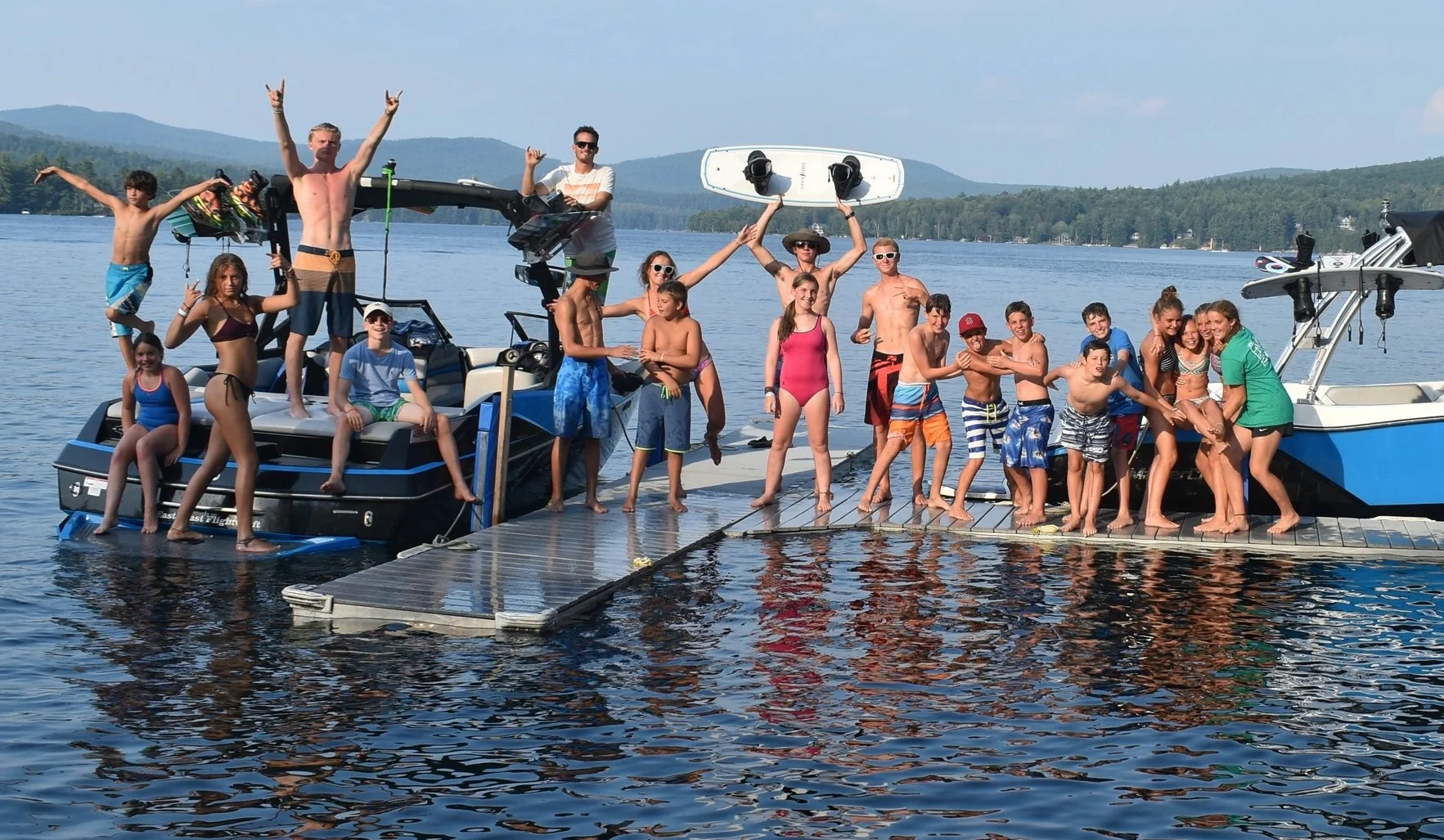 summer camp boats kids