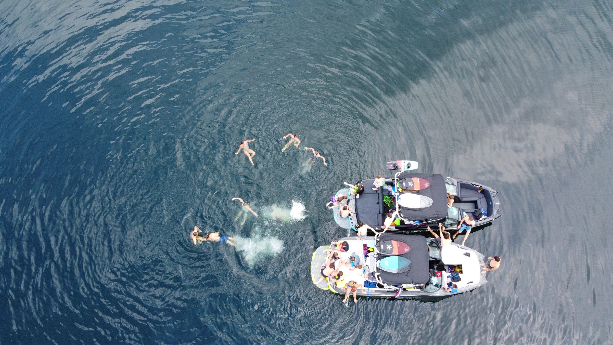 wakeboard waterski wakesurf boats drone