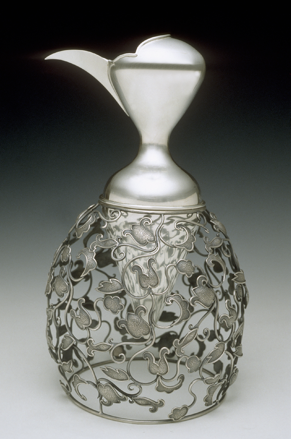 Decanter  | 2002   |  sterling silver  |  13 x 7 x 7 inches