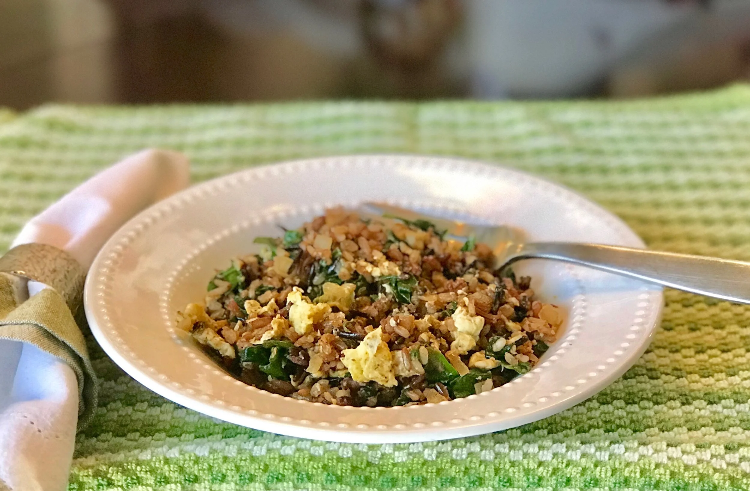 Breakfast Fried Wild Rice
