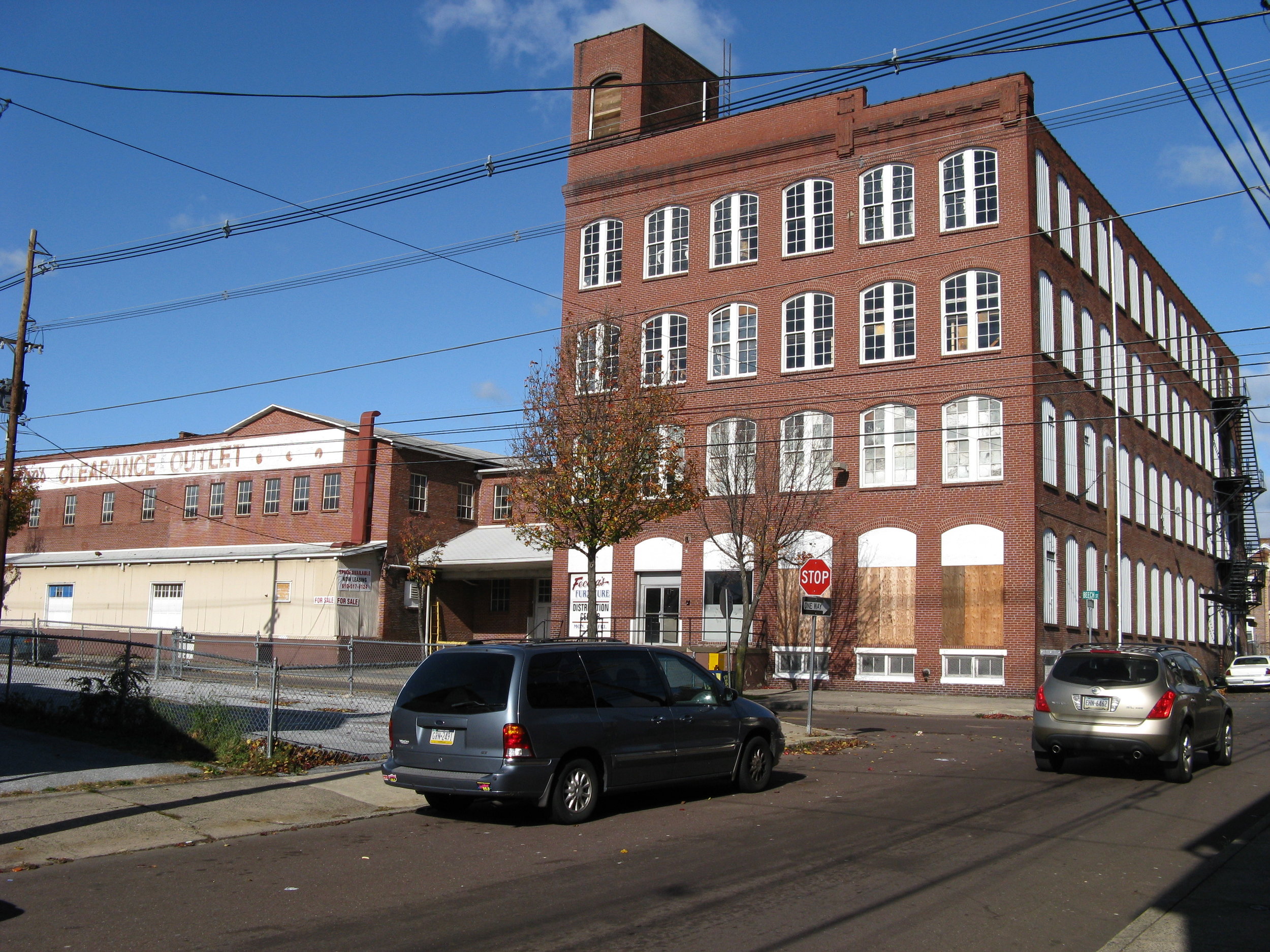 Warehouse shop in Pottstown, PA. 2008