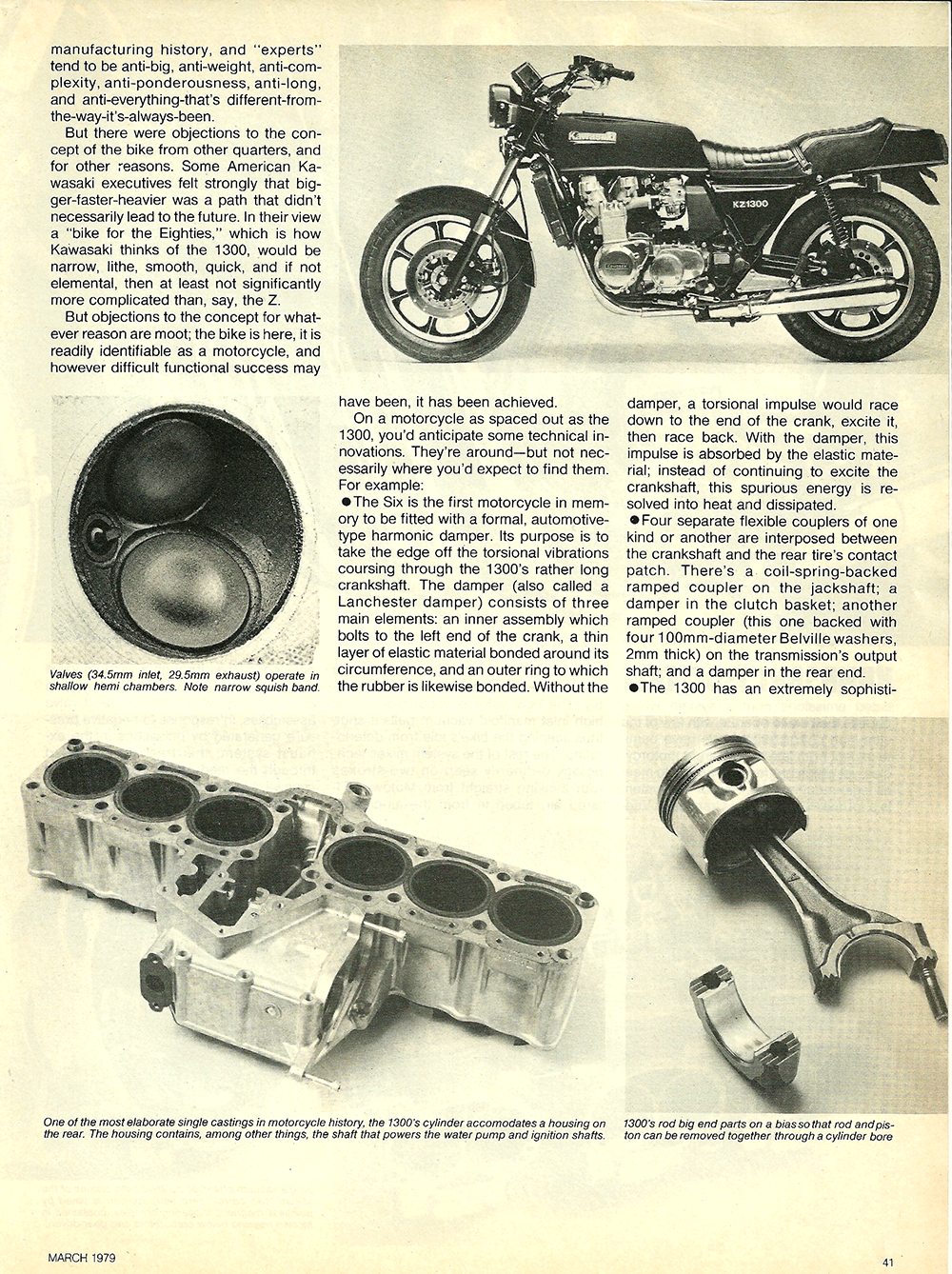 1979 Kawasaki KZ1300 road test — Ye Cycle Shoppe