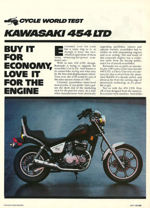 Blind Give chef 1985 Kawasaki 454 LTD road test — Ye Olde Cycle Shoppe