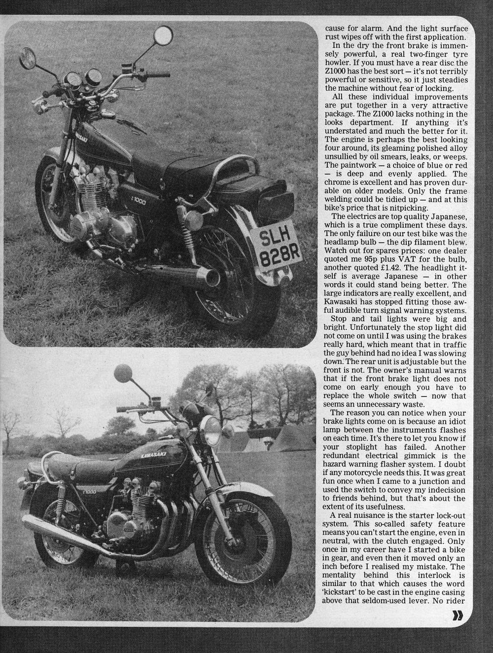 Rubin Fjern Læring 1977 Kawasaki Z1000 road test — Ye Olde Cycle Shoppe