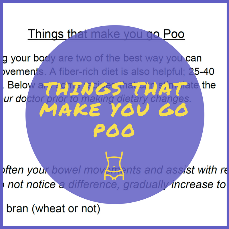 Things that Make You Go Poo