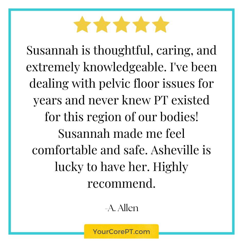 physical therapy for pelvic pain in Asheville, North Carolina