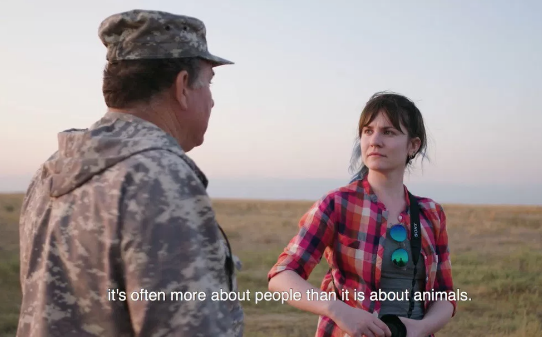 olya esipova featured in a film by nautilus magazine about the challenges of saiga conservation. 