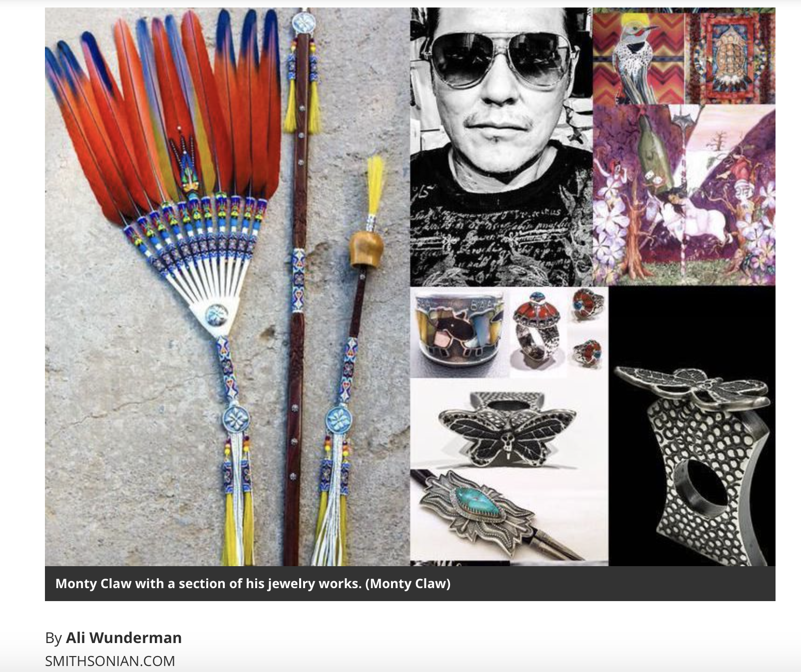 Smithsonian.com coverage of Santa Fe Indian Market artists 