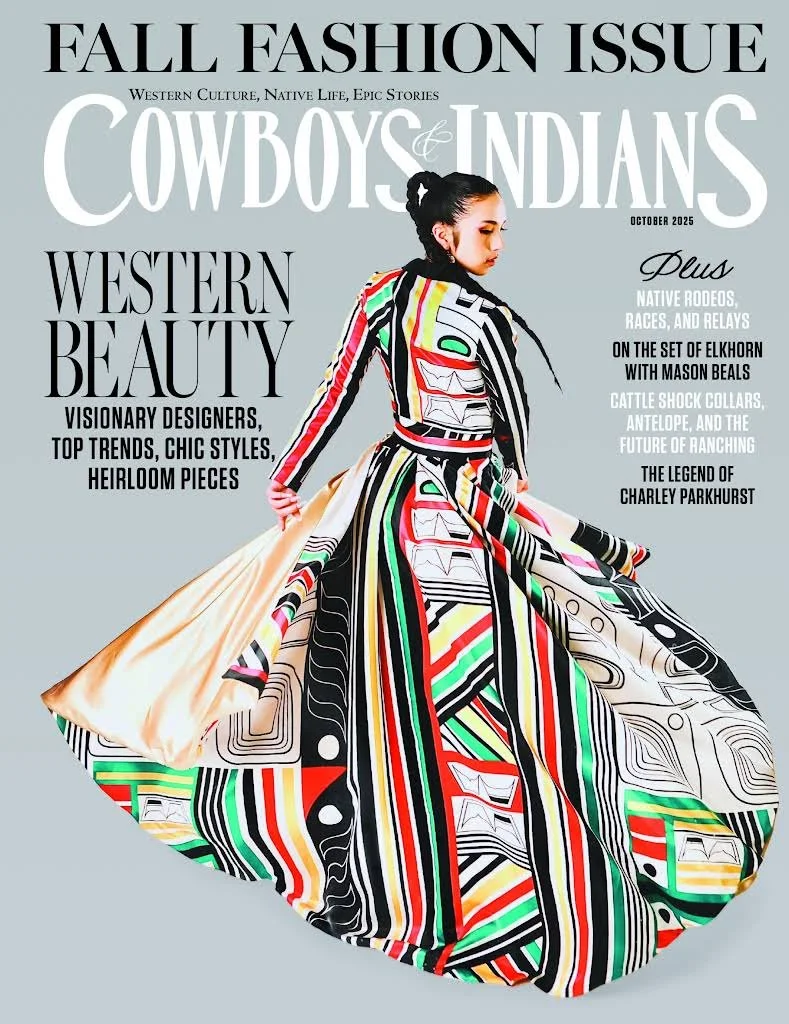 Cover of Fall Fashion Issue Cowboys & Indians Magazine 