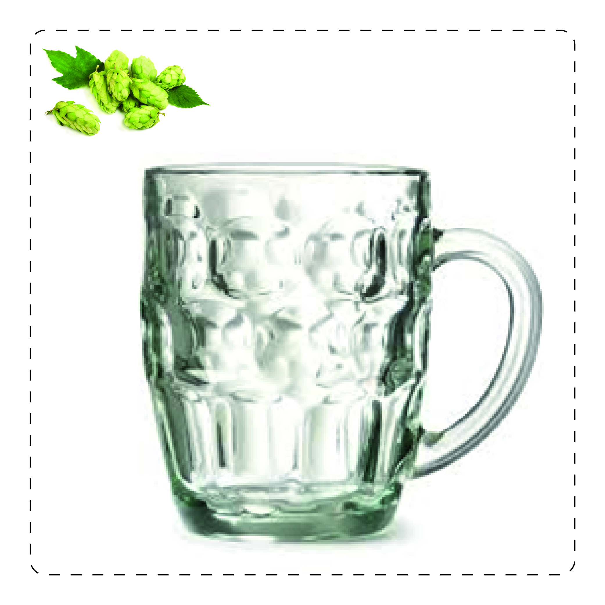 BOCCALE È il classico bicchiere da birra: in vetro liscio e spesso, viene utilizzato per servire birre ales e stout, contenendone la schiuma cremosa. È utilizzato anche per birre lager.