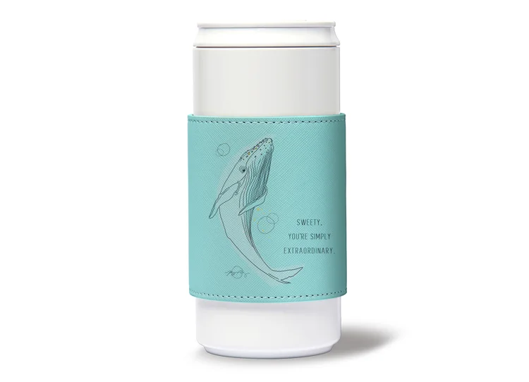 Biodegradable cans + sleeves (330ml $21, 450ml $25)