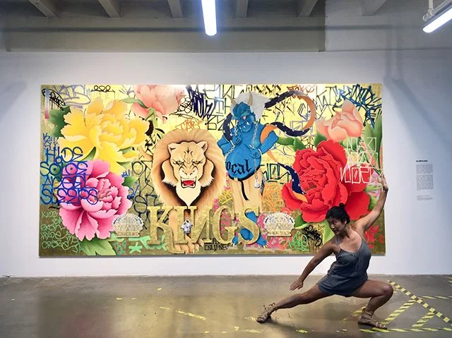 🙏 to the King @sandraleeinsta for exploring the #exhibit “Beyond the Streets” w/me. If you’re in LA—GO! A massive overview of #graffiti, #streetart, and beyond—it’s high brow & low brow, an #arthistory lesson