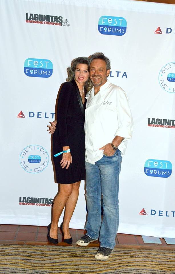 Gilles Epié (right) - Food & Beverage Presented by Joan Severance (left)
