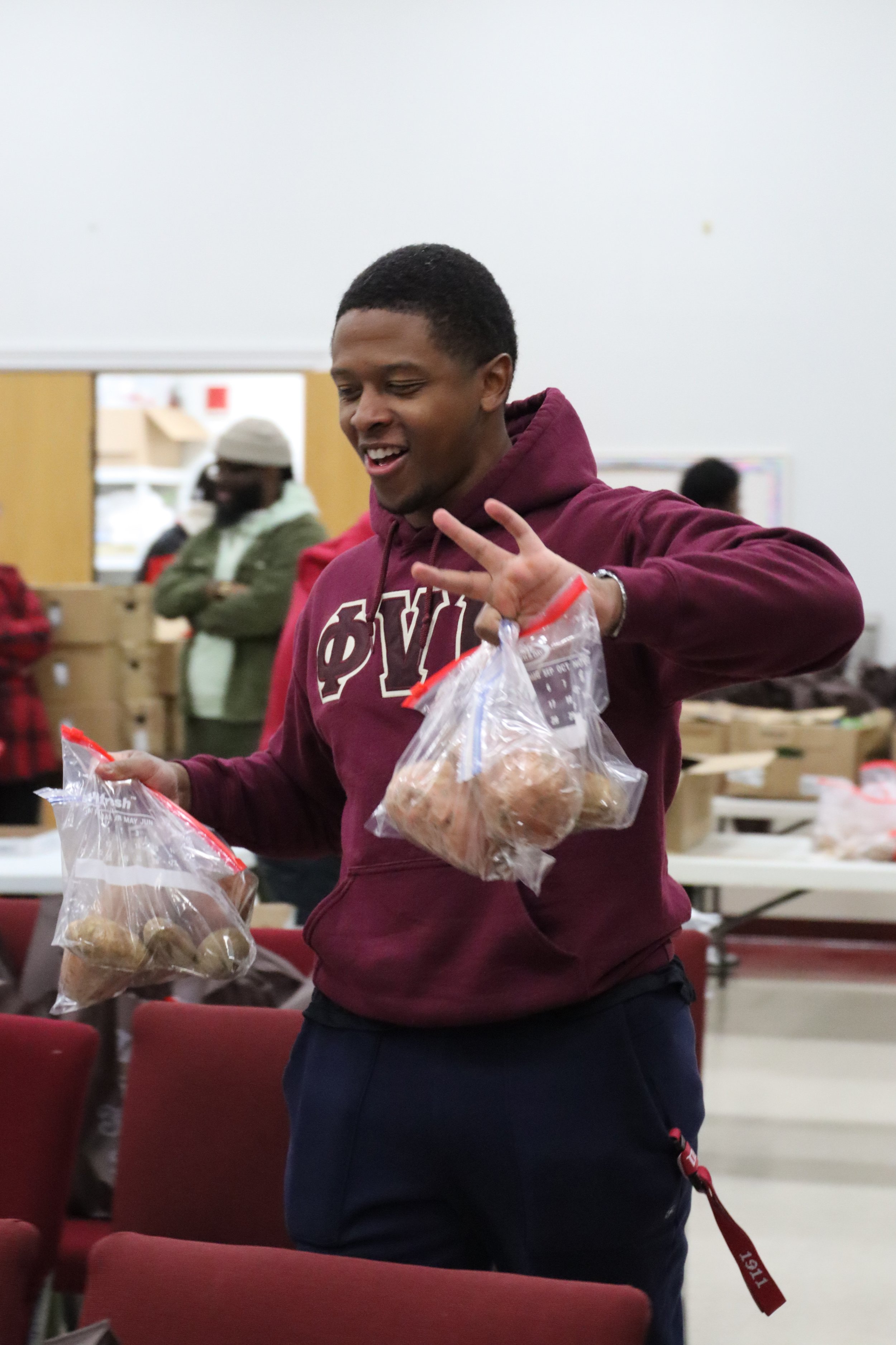 Brother Evans At The 2023 Thanksgiving Food Drive