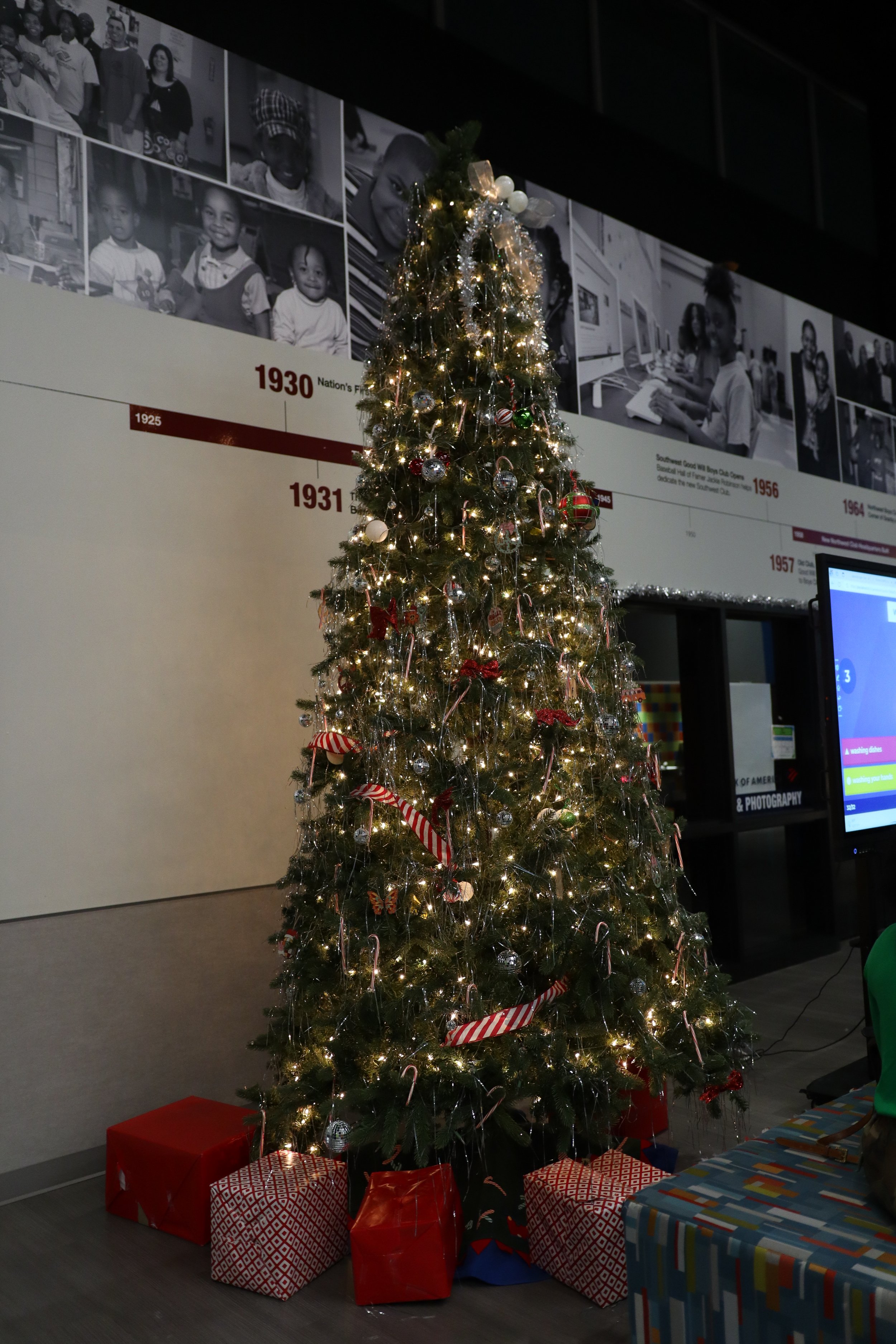 Christmas Tree at the Boys and Girls Club