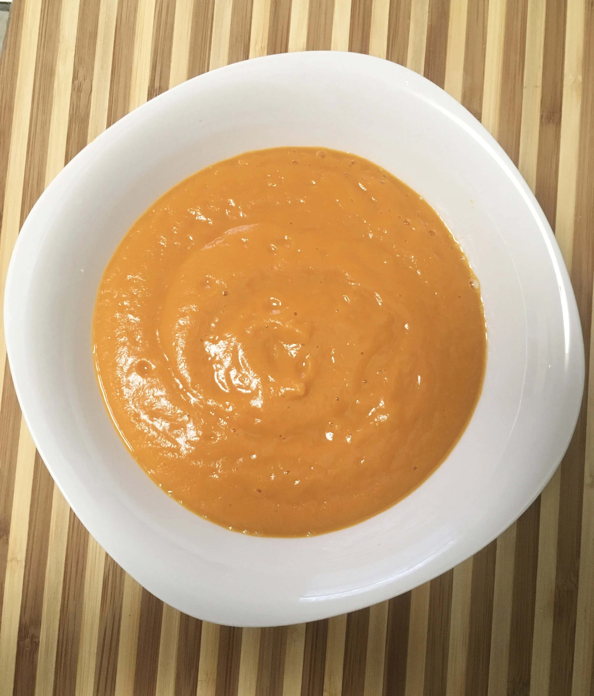 Creamy Carrot Ginger Soup&nbsp;