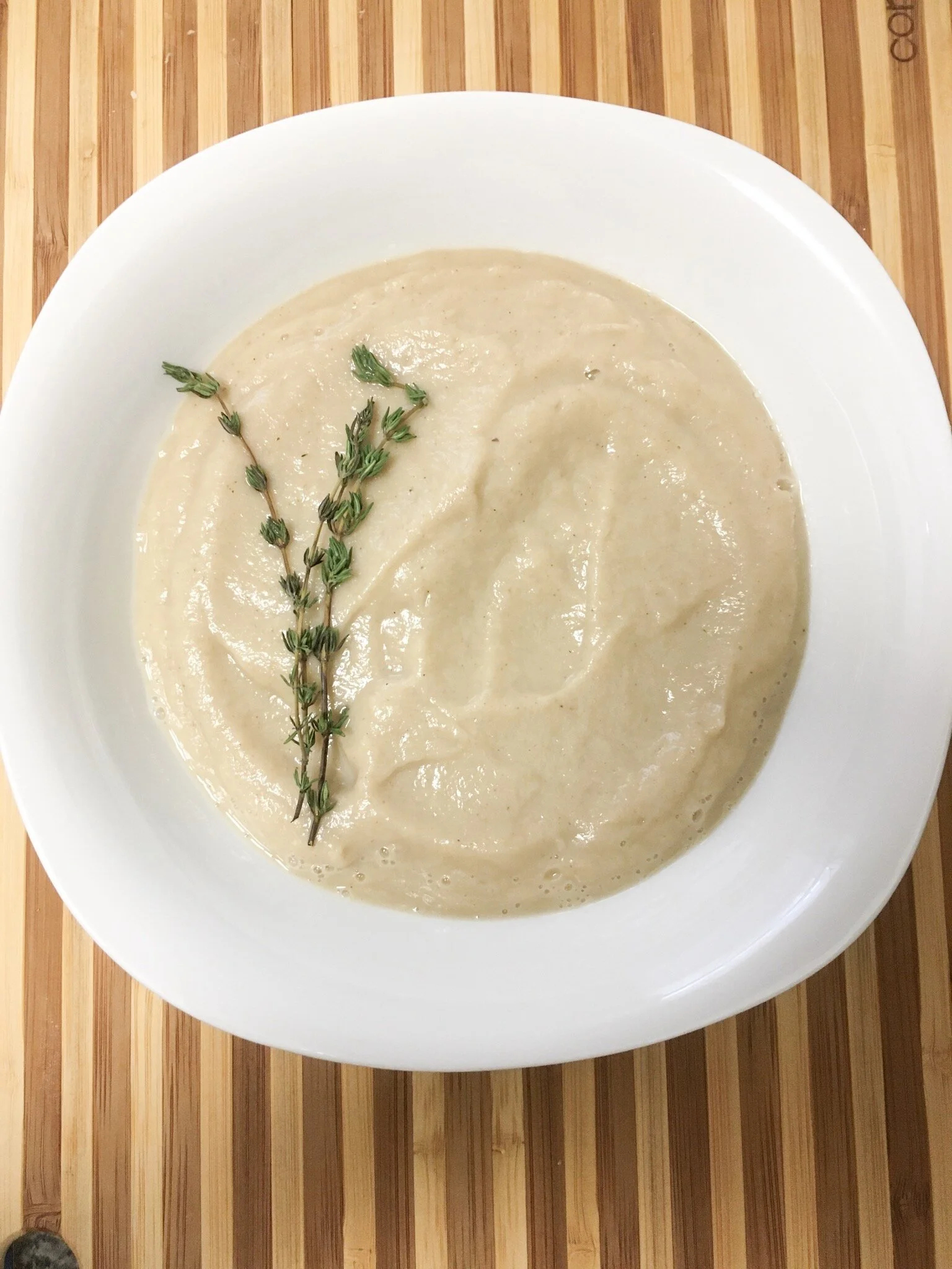 Roasted Cauliflower Soup&nbsp;