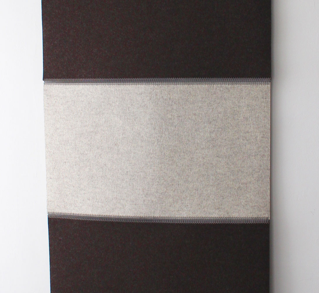 Wool Felt Runner - Oreo (Beige &amp; Trufflebraun) 