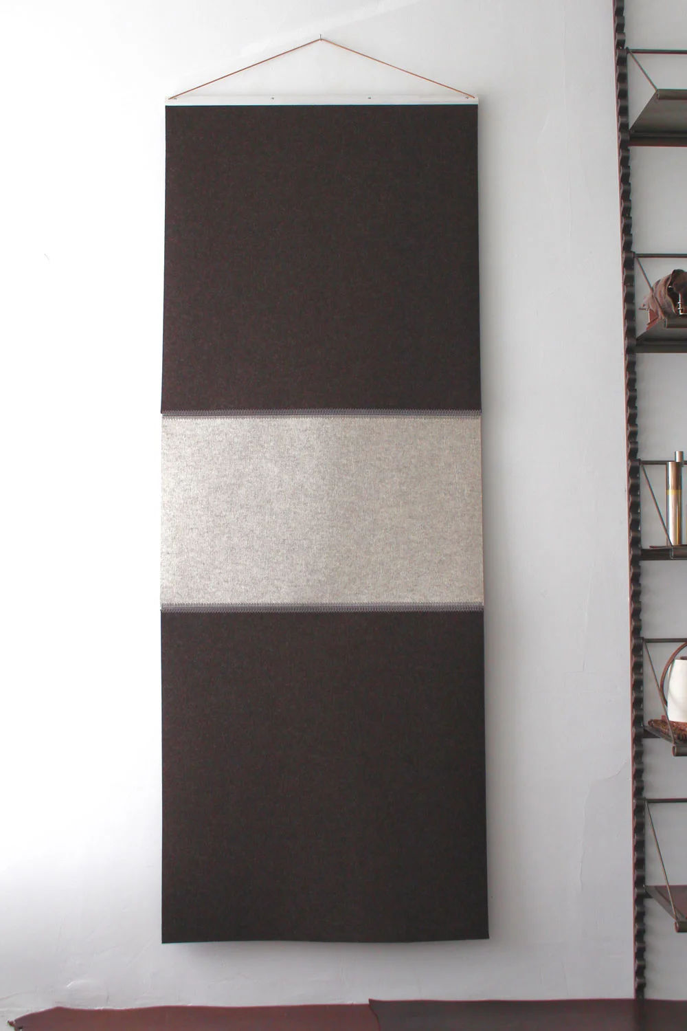 Wool Felt Runner - Oreo (Beige & Trufflebraun) - Click to buy online