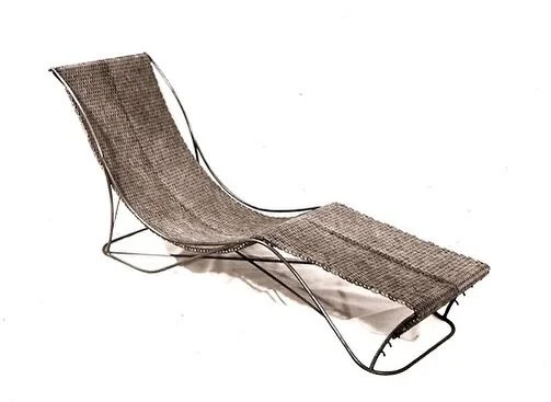 This lounge was designed in 1994, but Jim never put it into production thinking it was too low. Upon sitting in it recently, Jim realized a preference for the lower height, appreciating the absence of a need for a side table to place drinks on. Keep 