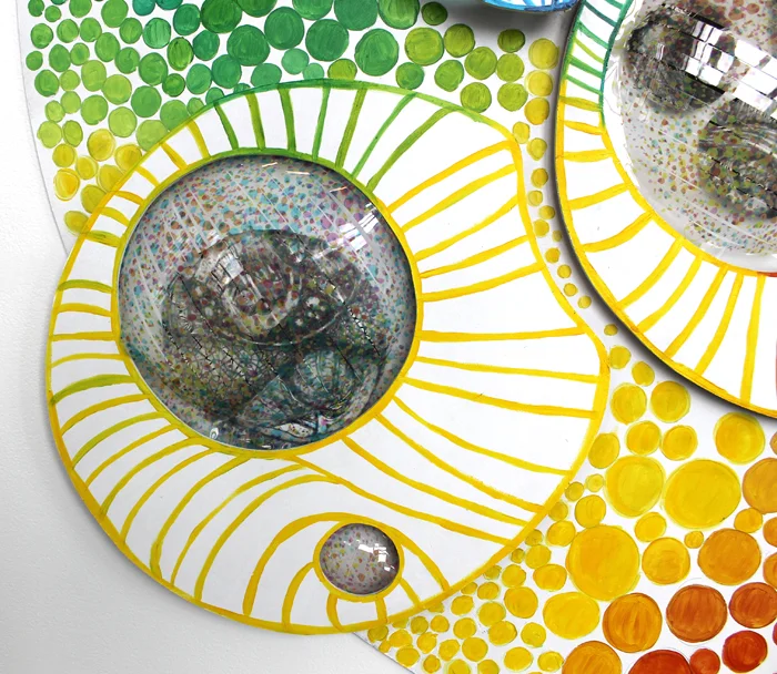 Synthetic Cells - detail lithograph