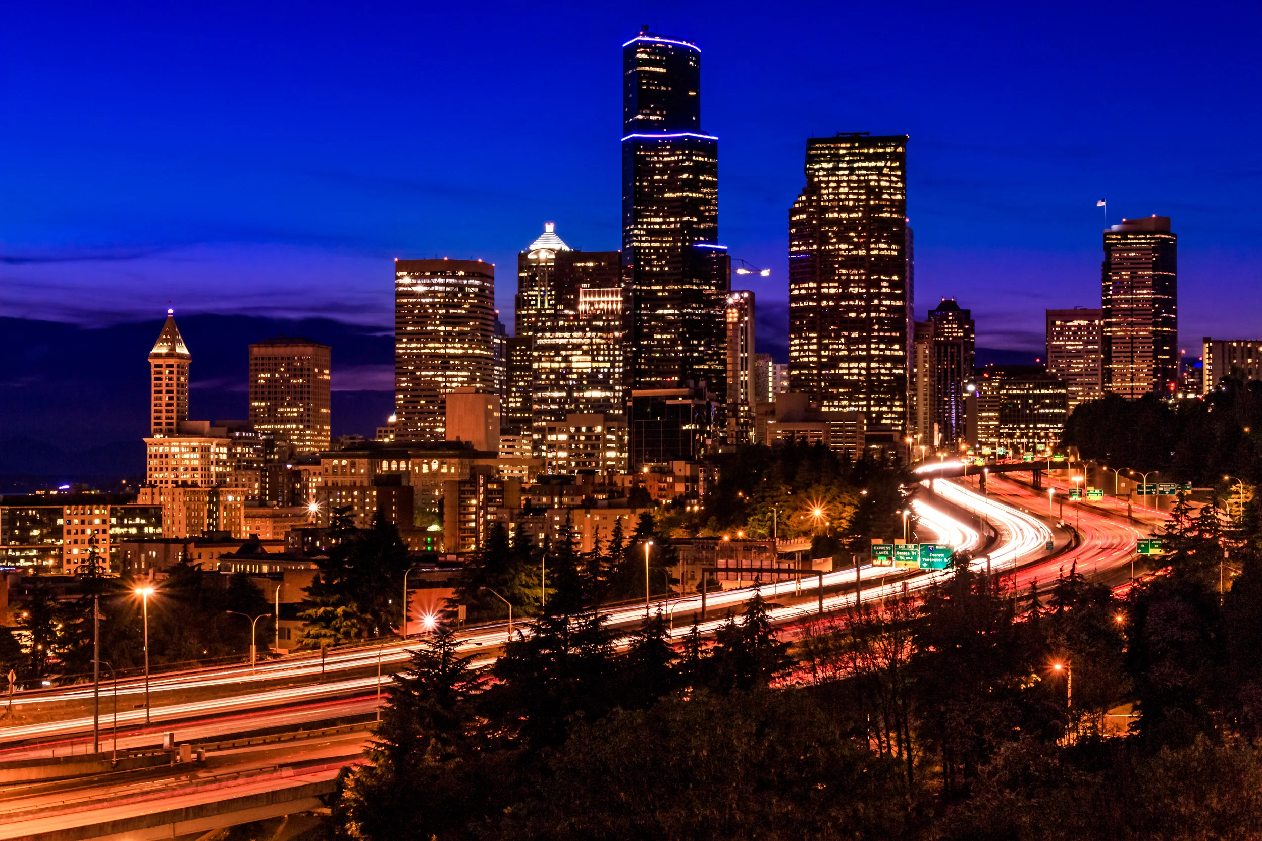 Blue Hour Seattle