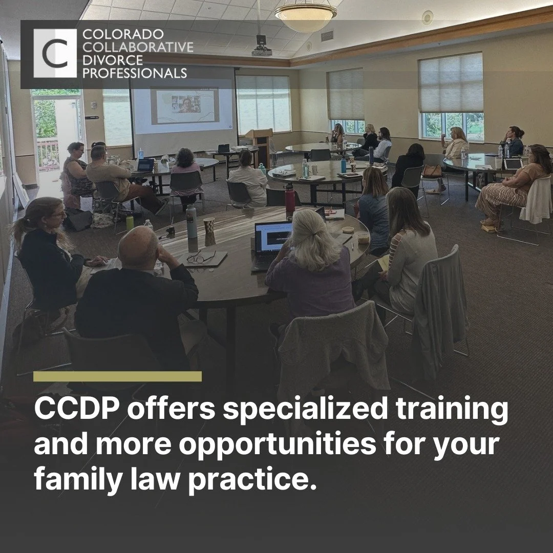 Collaboration means every voice matters. 🗣️ In the collaborative divorce model, we listen, adapt, and create solutions together so families thrive and professionals grow.

#CollaborativeDivorce #DivorceSupport #FamilyLaw #MentalHealth #ColoradoDivor