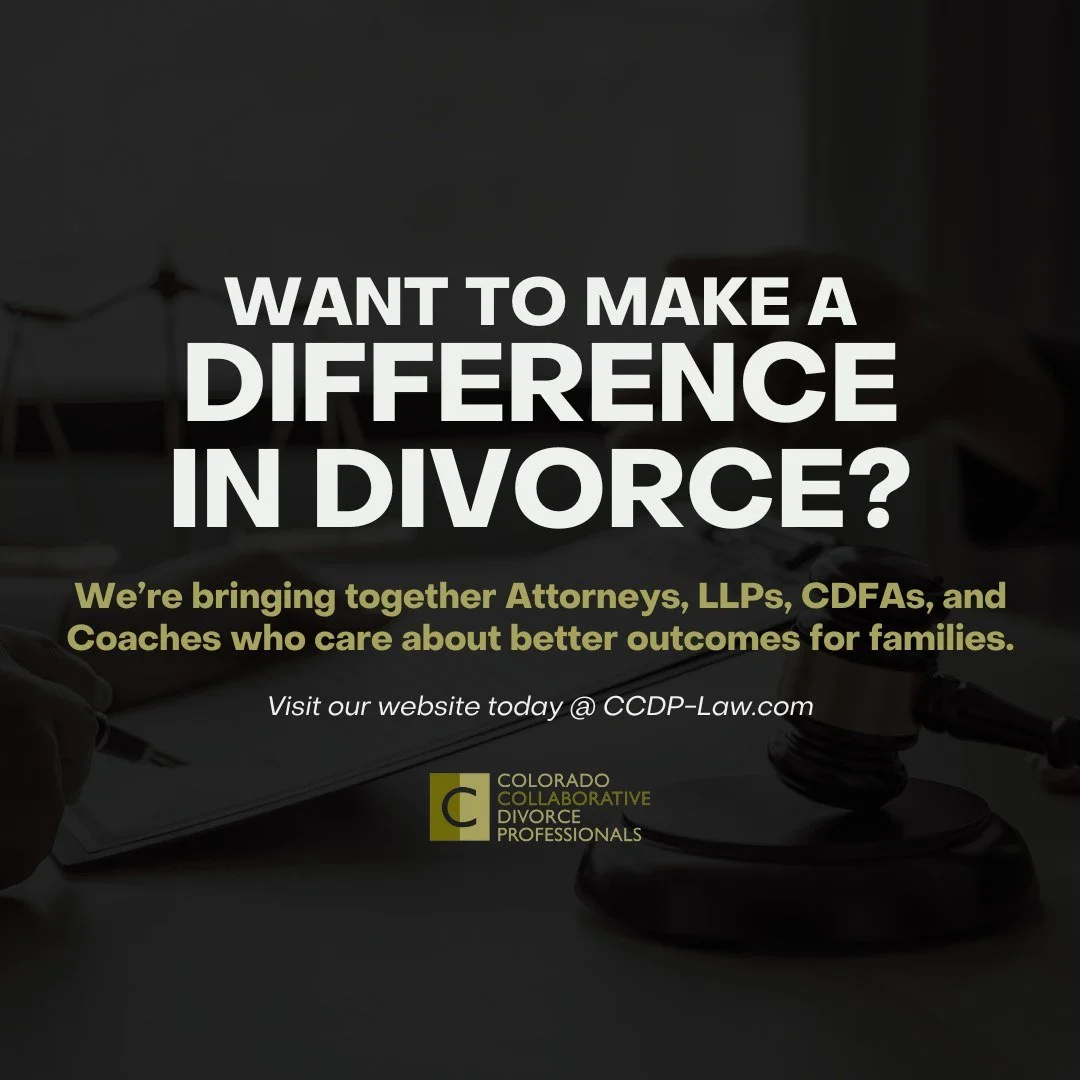 Strong professional relationships are built on trust and teamwork, CCDP connects you with peers who share that vision 👥
#CollaborativeProfessionals #LegalCommunity #DivorceSupport #ColoradoLaw #CCDP