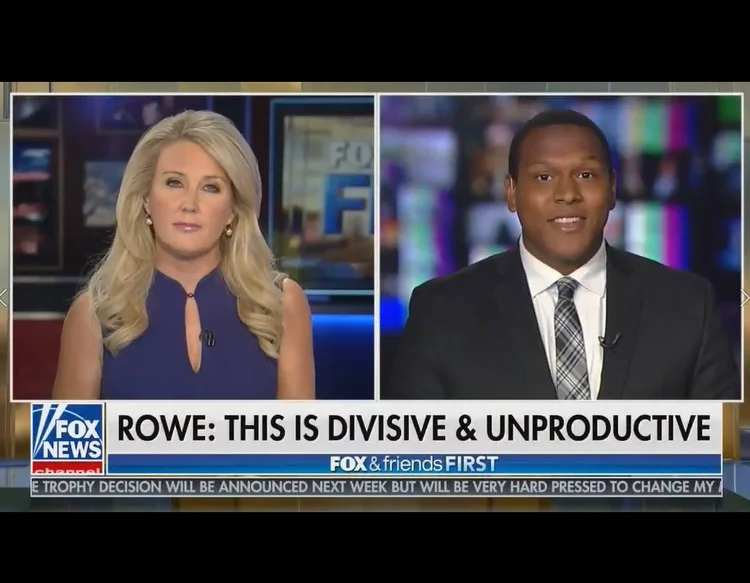 Stephen Rowe appearing on Fox and Friends First on Fox News
