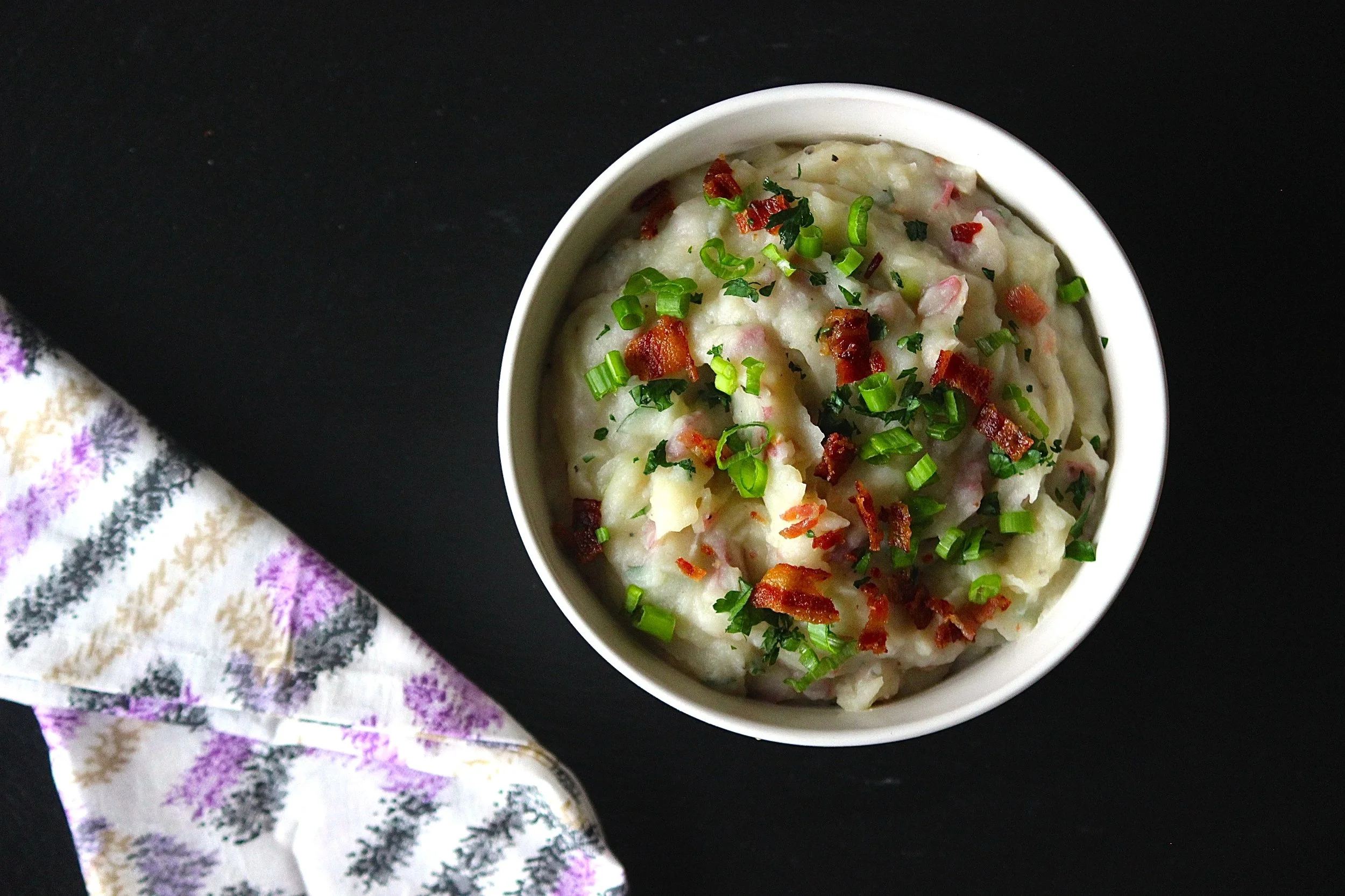 Whole30 Loaded Mashed Potatoes