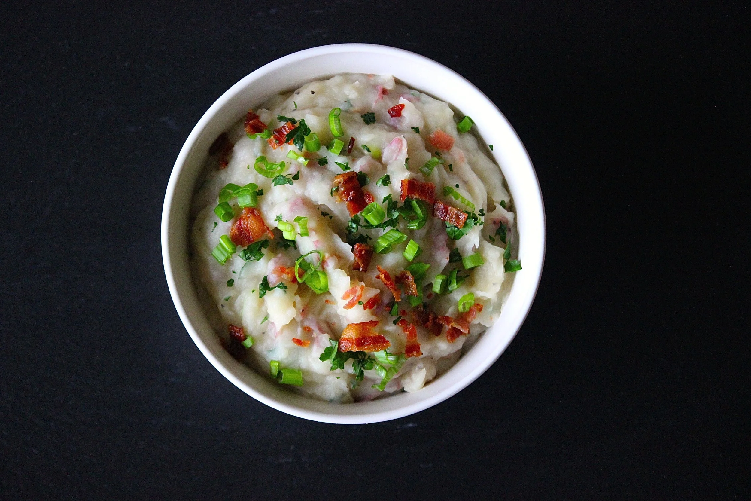 Whole30 Loaded Mashed Potatoes