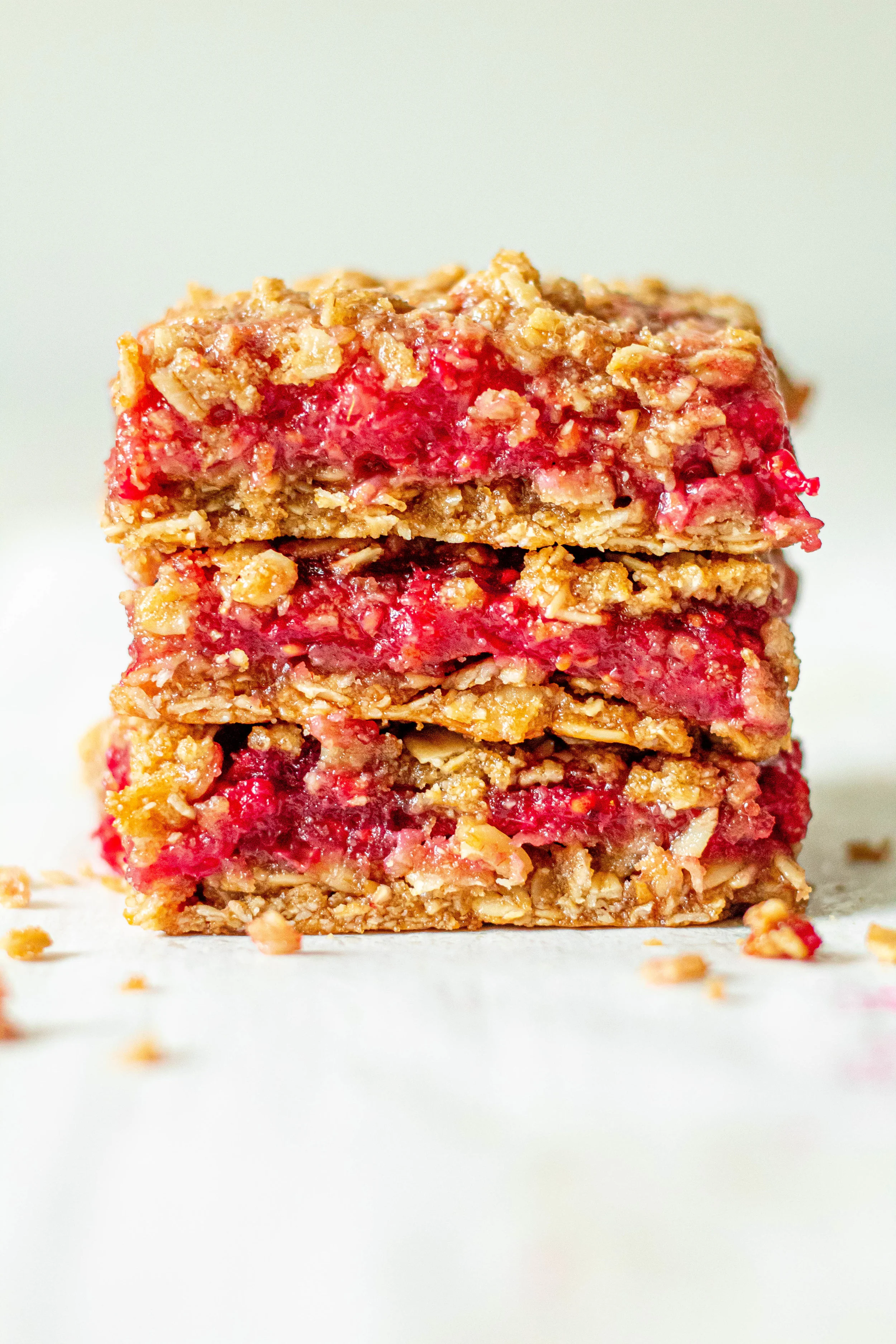 GlutenFree Raspberry Oatmeal Bars