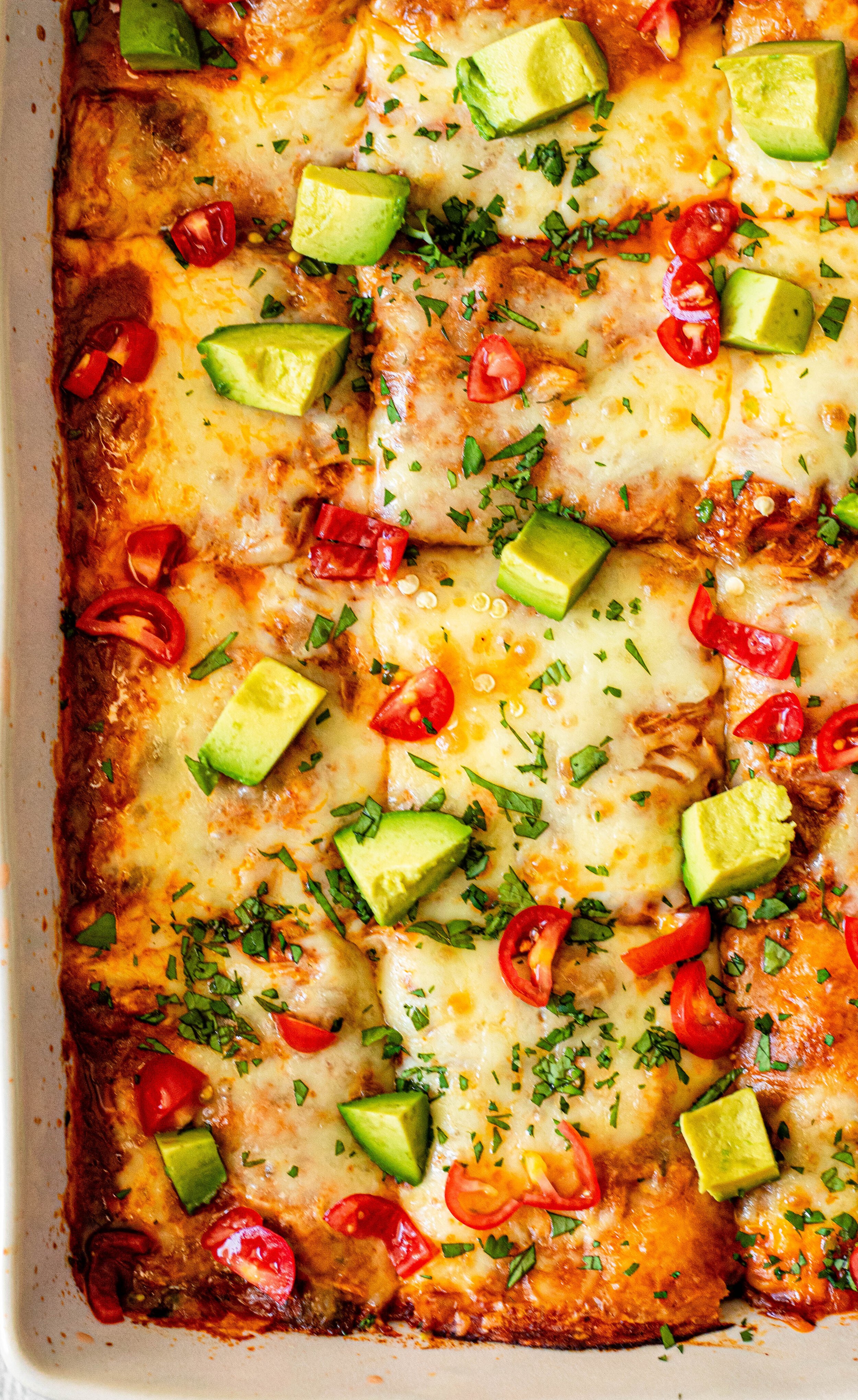 Gluten Free Chicken Enchilada Casserole