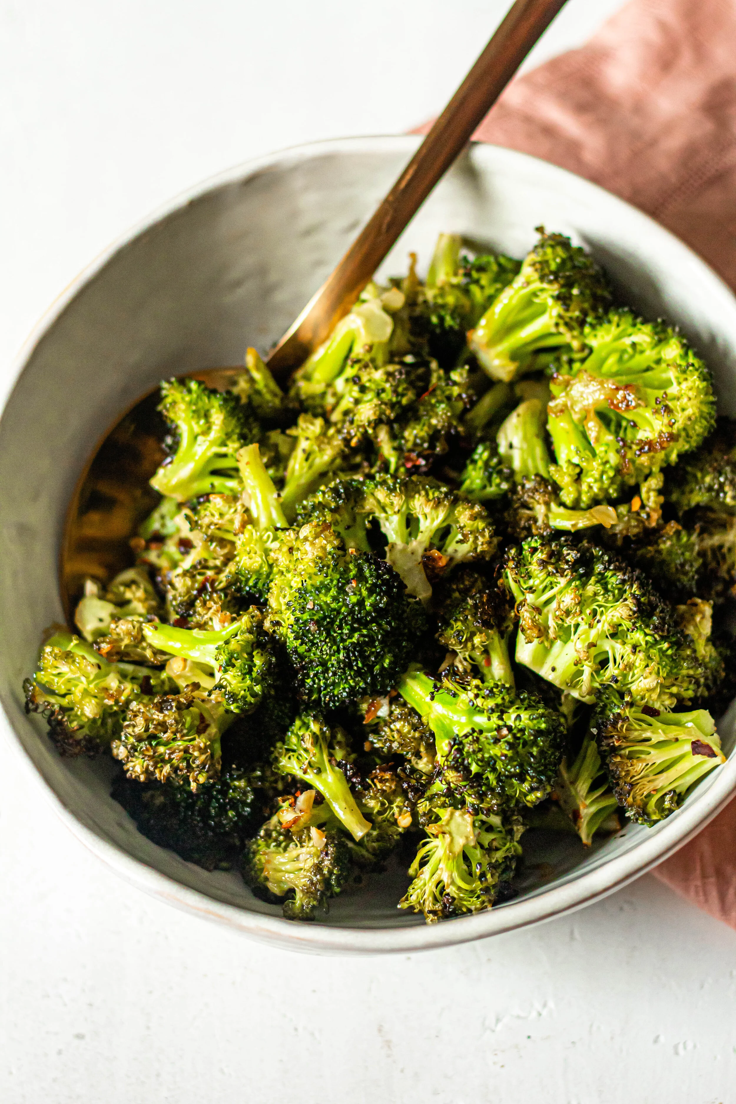 Roasted Garlic Lemon Broccoli